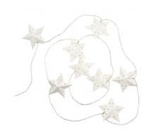 Guirnalda de navidad luminosa con estrellas LEDS L.210