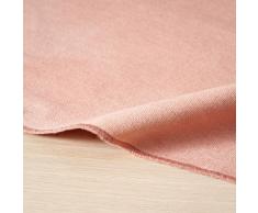Mantel de algodón rosa 150x250