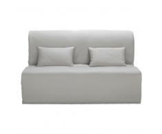 Funda de algodón gris claro para sofá-cama acordeón Elliot