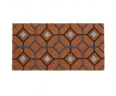 Felpudo con motivos de azulejos de cemento 30x60