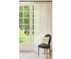Cortina de nudos de lino beige 105x300 - la unidad