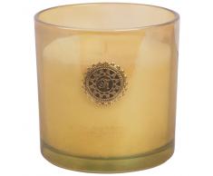 Vela de vidrio tintado ámbar