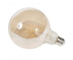 Bombilla led de cristal tintado D 13 cm GLOBUS AMBRE