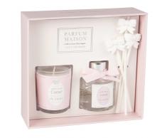 Juego de vela perfumada y difusor de perfume corazón de flor 30ml