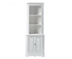 Mueble esquinero de madera de paulonia blanca An. 73 cm Joséphine
