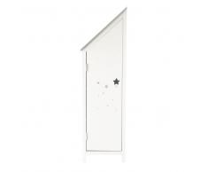 Armario 1 puerta blanco Songe