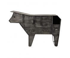 Mueble cajonera vaca de metal An. 144 cm Marguerite