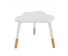 Mesita de noche infantil nube blanca Nuage