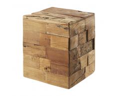 Taburete de madera reciclada