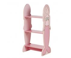Estantería infantil sirena rosa Mermaid