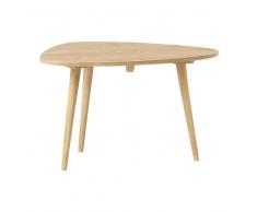 Mesa baja vintage de mango macizo Trocadero