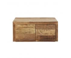 Banco de 2 plazas de madera reciclada
