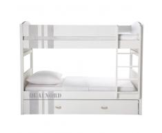 Litera 90x190 blanca Quai Nord