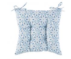 Cojín para silla de algodón con motivos decorativos de baldosas de cemento