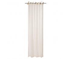 Cortina de lazos de algodón rosa con motivos cobrizos 102x250 - la unidad