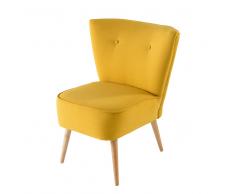 Silla vintage amarillo Scandinave