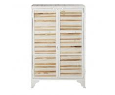Cajonera de metal blanco An. 75 cm Mistral