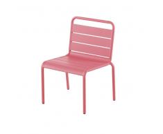Silla infantil de metal rosa Fun Summer