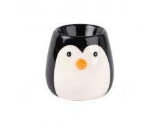 Huevera en forma de pingüino de loza