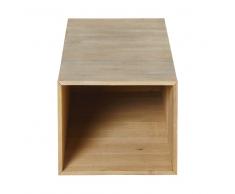 Mesa auxiliar blanqueado Fakir