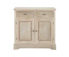 Aparador de madera de paulonia An. 90 cm Cavaillon