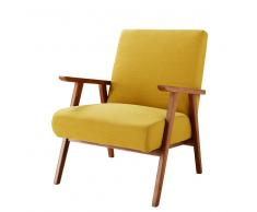Butaca vintage amarillo mostaza Hermann
