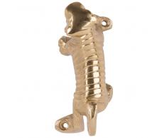 Colgador tigre con 1 gancho de metal dorado