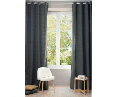 Cortina de ojales gris carbono 140x300 - la unidad
