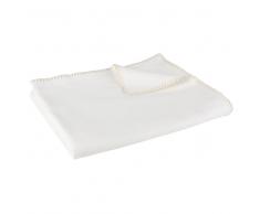 Mantel de algodón blanco 150x250