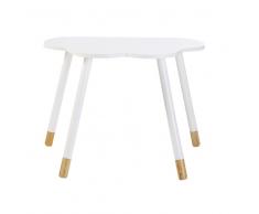 Mesa nube infantil blanca L.65 Dreams