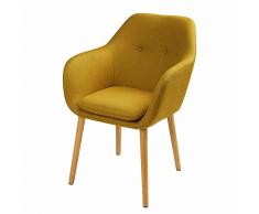 Silla amarilla oliva Arnold