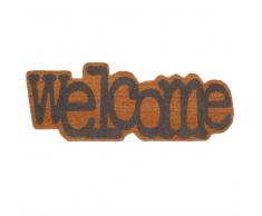 Felpudo welcome de fibra de coco 35x90