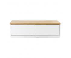 Mueble de TV con 2 puertas blanco L.140 Austral