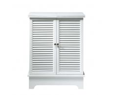 Mueble bar de madera blanco An. 80 cm Barbade