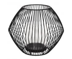 Candelabro de metal negro LULEA