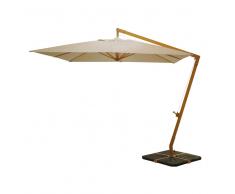 Sombrilla lateral de aluminio topo Camberra