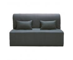 Funda de algodón gris pizarra para sofá-cama acordeón Elliot