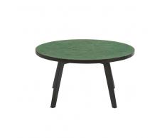 Mesa baja de jardín de mosaico verde Zeliges
