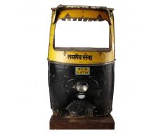 Mueble bar de metal amarillo/negro An. 95 cm Touk Touk