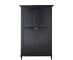Armario negro con 2 puertas y 1 cajón Cambronne