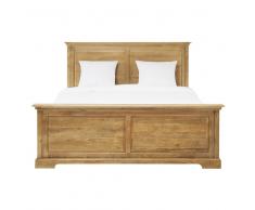 Cama 180 × 200 de madera de mango Naturaliste