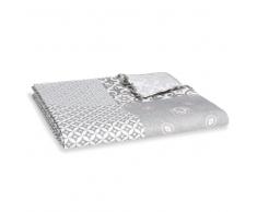 Mantel engomado gris 150 x 250 cm SERA