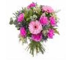 Ramo de clavel y gerbera - Flores a Domicilio
