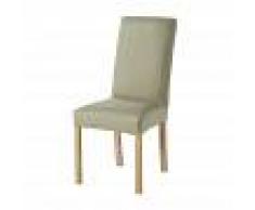 Maisons du Monde Funda de silla de lino lavado verde caqui