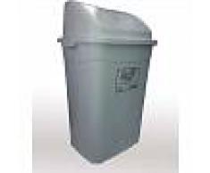 Papelera con Tapa Basculante 50 L - YMBERSA NAYADE