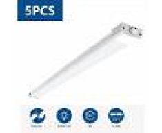 5X 45W 150cm Pantalla Estanca Tubo Led 4000K, Regleta Fluorescente Led