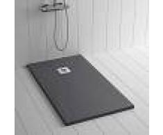 Plato de ducha Resina Stone Antracita - 110x90 cm - SHOWER ONLINE