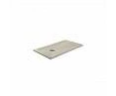 gme Plato de ducha Hidden carga mineral textura pizarra Beige Medida: