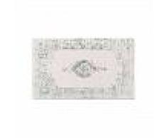 Alfombrilla de baño Luis Beige/Turquesa 70x120 cm - Alfombra para cuarto de baño
