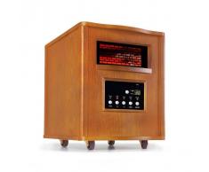Klarstein Heatbox Radiador por infrarrojos 1500W Temporizador de 12h Mando a distancia Roble